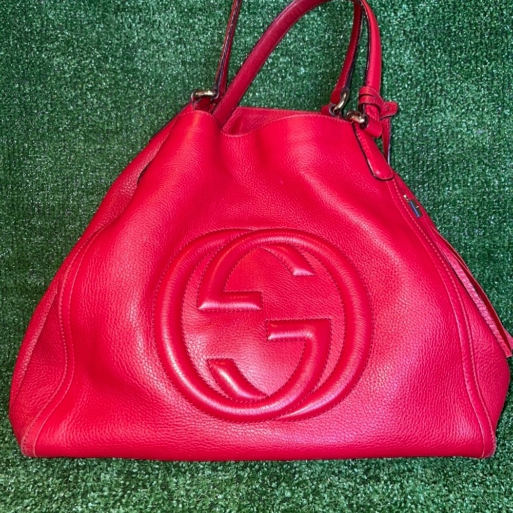 Authentic Gucci Soho Bag / Red